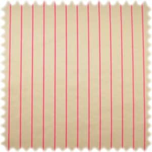 AKTION 100% Baumwolle Ferrat Beigegrau mit pinken Streifen
