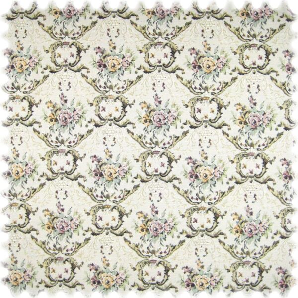 Jacquard Ornament Gobelin Möbelstoff Wagner Beige