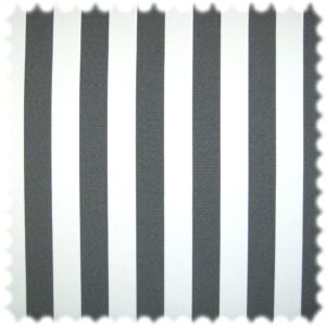 UV Beständiger Outdoor & Boot Möbelstoff Yacht Streifen Schwarz / Weiss mit Sanitized®Ausrüstung