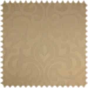 AKTION 100% Baumwolle Damast Möbelstoff Ornament Austin Beige