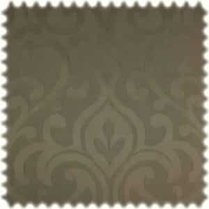 AKTION 100% Baumwolle Damast Möbelstoff Ornament Austin Taupe