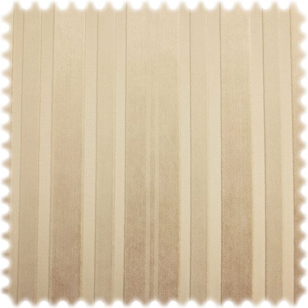 AKTION Trevira CS Velours de Géne Streifen Möbelstoff Classic Justus Beige