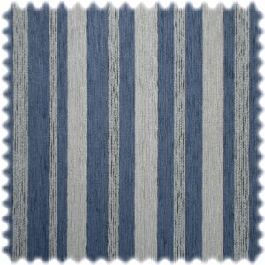 Chenille Möbelstoff Madrid Blau / Hellgrau
