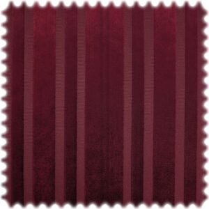 AKTION Trevira CS Velours de Géne Streifen Möbelstoff Classic Justus Bordeaux