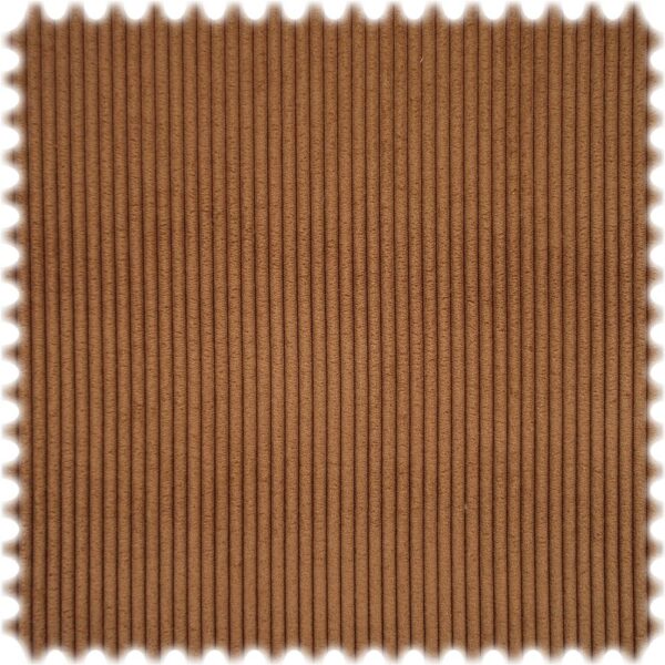 Cord Samt Möbelstoff Pana Cognac mit Fleckschutz
