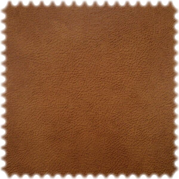 Microfaser Möbelstoff Uni Lederoptik Fresh Cognac