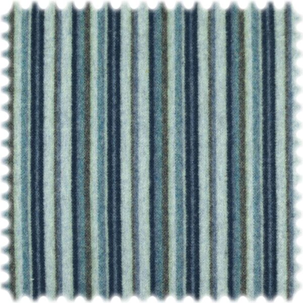 AKTION Wollstoff Cool Stripe Blau