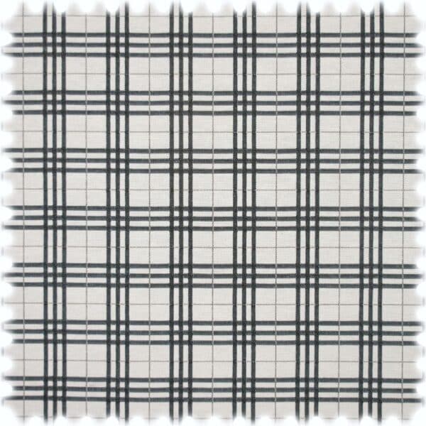 AKTION Jacquard Flachgewebe Möbelstoff Cuadrados Schwarz / Weiß