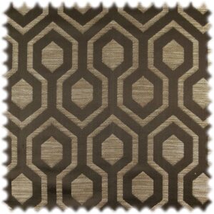 AKTION Jacquard Möbelstoff Forecast Braun mit Glanzoptik