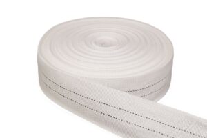 Polster Gurte Polyester Unelastisch Weiss / 2 Streifen Meterware
