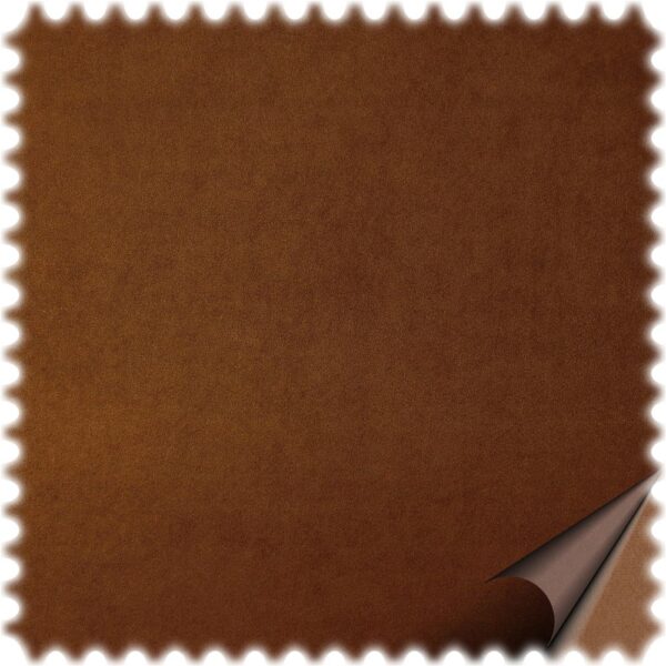 Microfaser Möbelstoff Blackout Cognac