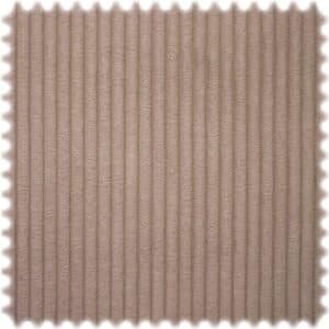 Breitcord Samt Möbelstoff Cable Taupe mit Fleckschutz