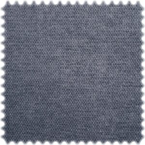 Chenille Möbelstoff Basic Blau mit Rückenkaschierung