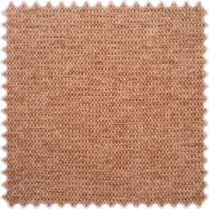 Chenille Möbelstoff Basic Apricot mit Rückenkaschierung