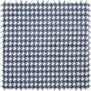 Chenille Möbelstoff Boston Hahnentritt Blau