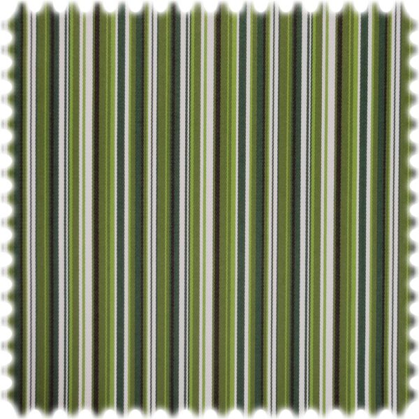 UV Beständiger Outdoor & Boot Möbelstoff Solar Stripe Grün mit Sanitized®Ausrüstung
