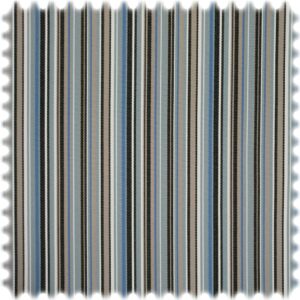 UV Beständiger Outdoor & Boot Möbelstoff Solar Stripe Hellblau mit Sanitized®Ausrüstung