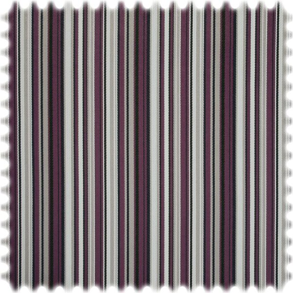 UV Beständiger Outdoor & Boot Möbelstoff Solar Stripe Violett mit Sanitized®Ausrüstung