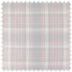 AKTION Möbelstoff Helmsdale Blass Rot/Weiss mit hohem Baumwollanteil