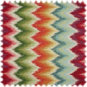 Jacquard Flachgewebe Möbelstoff Rainbow ZigZac