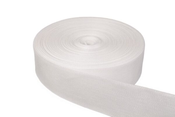 Polster Gurte Polyester Unelastisch Weiss Meterware