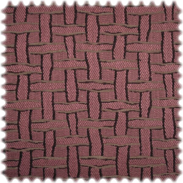 AKTION Jacquard Möbelstoff Sao Paolo Bordeauxviolett