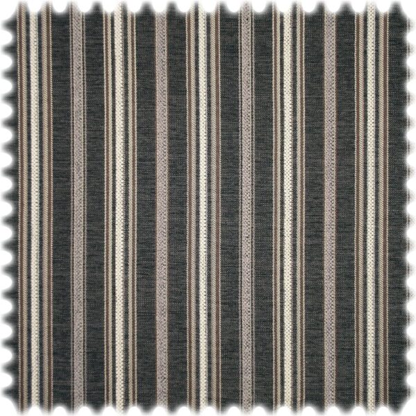 AKTION Jacquard Streifen Möbelstoff Frankstone Anthrazit
