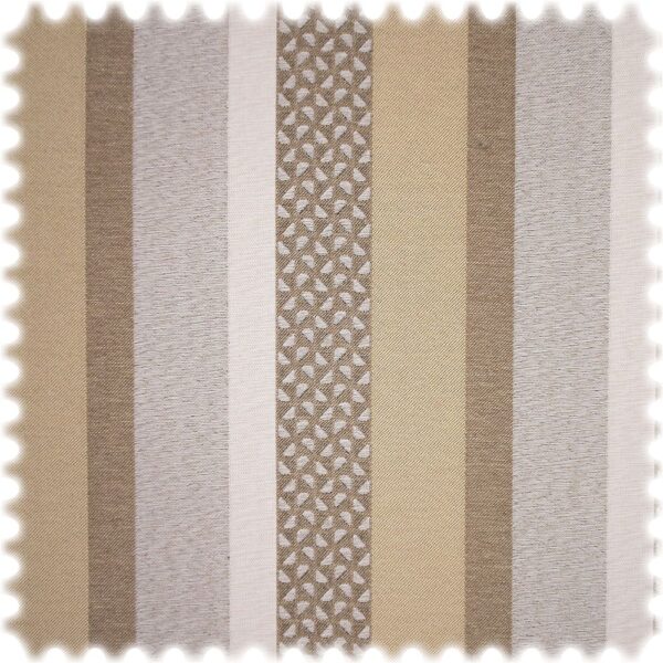 AKTION Outdoor Jacquard Streifen Möbelstoff Lodge Beige