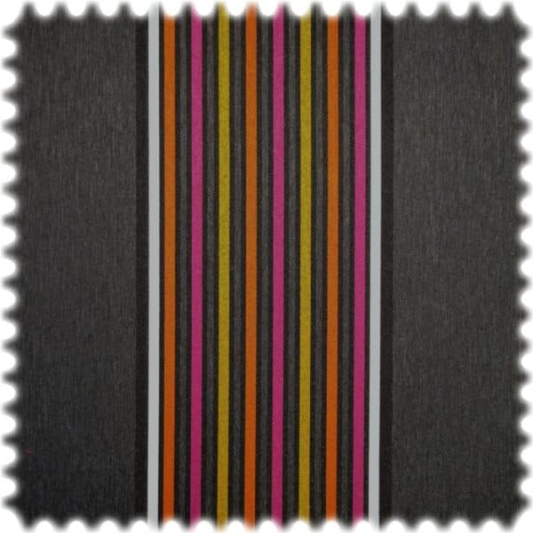 AKTION Outdoor Jacquard Möbelstoff Promenade Orange / Pink / Gelb
