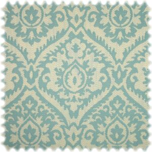 AKTION Trevira CS Jacquard Möbelstoff Maskat Türkis B1