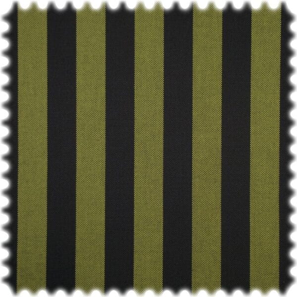 AKTION Trevira CS Streifen Möbelstoff Sporty Stripe Schwarz / Grün