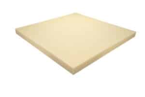 Schaumstoff Kissen Gelb 50cm x 50cm x 3cm RG 50/75 sehr hohe Festigkeit