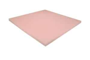 Schaumstoff Rücken Kissen Rosa 50cm x 50cm x 2cm RG 24/22 sehr weich