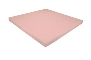 Schaumstoff Rücken Kissen Rosa 50cm x 50cm x 3cm RG 24/22 sehr weich