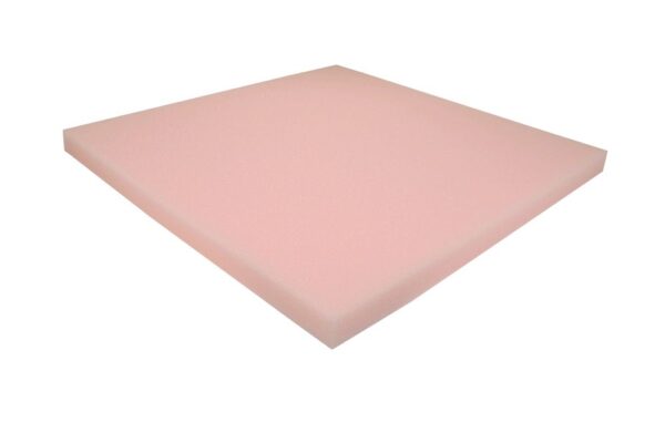 Schaumstoff Rücken Kissen Rosa 50cm x 50cm x 3cm RG 24/22 sehr weich