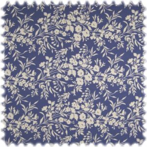 Landhaus Möbelstoff Arezzo Floral Blau