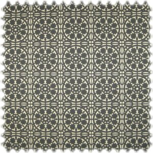 Auslaufware! Landhaus Möbelstoff Messina Ornament Grau