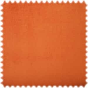 Samt Velours Möbelstoff Uni Orange mit Fleckschutz