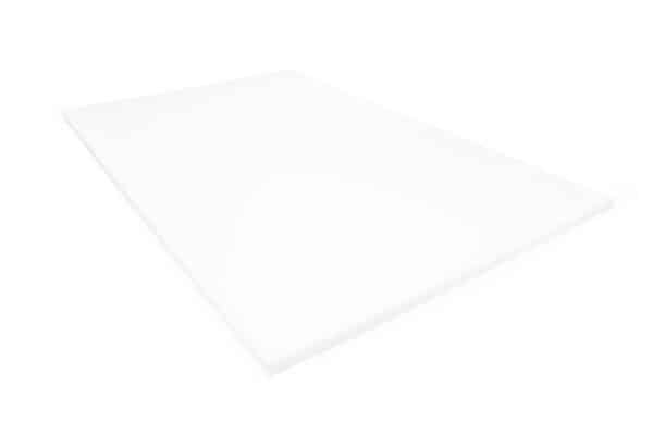 Schaumstoff Platte Weiß 200cm x 130cm x 4cm RG 40/55 hohe Festigkeit