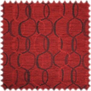 Chenille Möbelstoff Barcelona Rot
