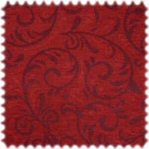 Chenille Möbelstoff Valencia Rot