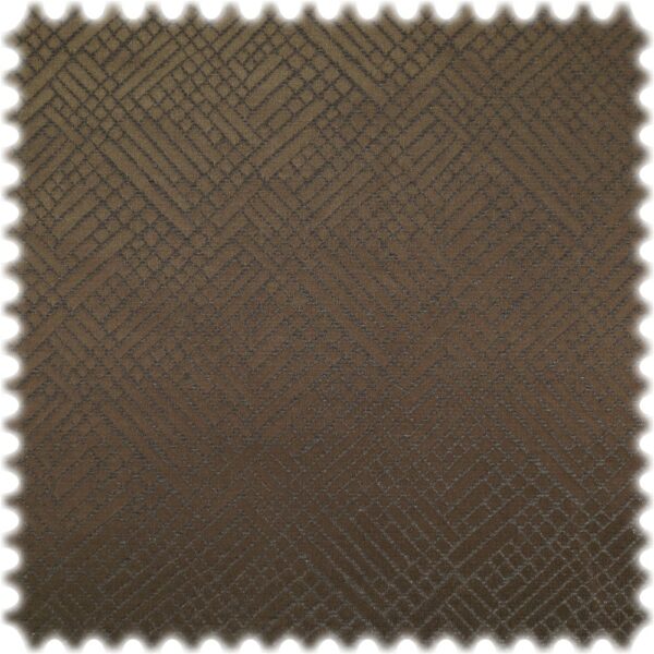 AKTION Jacquard Möbelstoff Sloane Square Braun mit hohem Baumwollanteil
