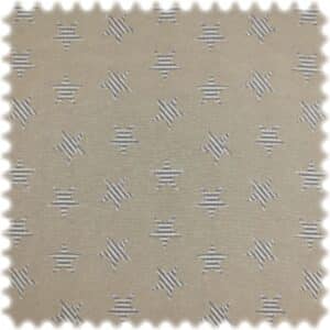 Jacquard Flachgewebe Möbelstoff Stars Beige