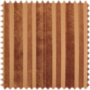AKTION Trevira CS Velours de Géne Streifen Möbelstoff Classic Justus Terracotta