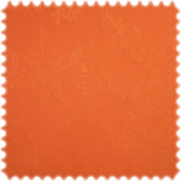 AKTION Baumwoll Möbelstoff Lasco Floral Orange
